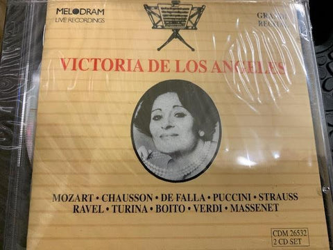 Victoria de los Angeles in Recital -  Puccini, Massenet, Mozart, Chausson, Verdi, Boito, de Falla(2 CDs)