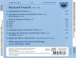 Richard Franck (1858-1938): Orchestral Works