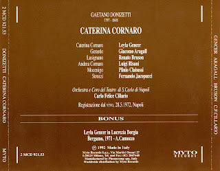 Donizetti: CATERINA CORNARO