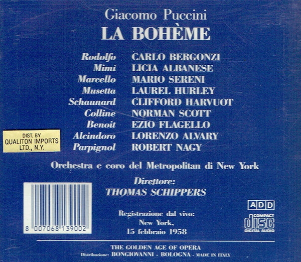 Puccini: LA BOHEME