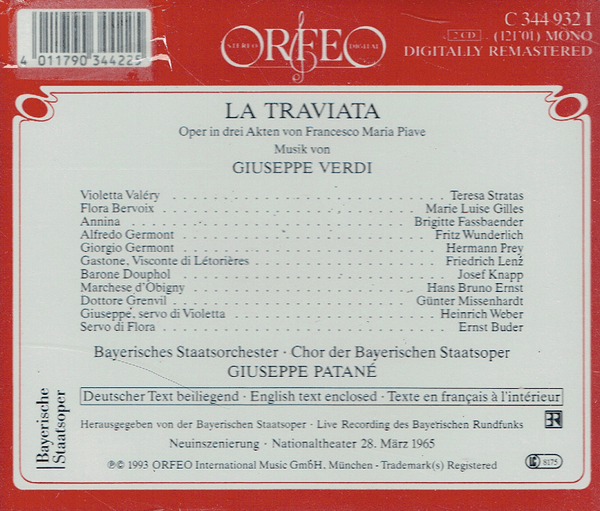 Verdi: LA TRAVIATA