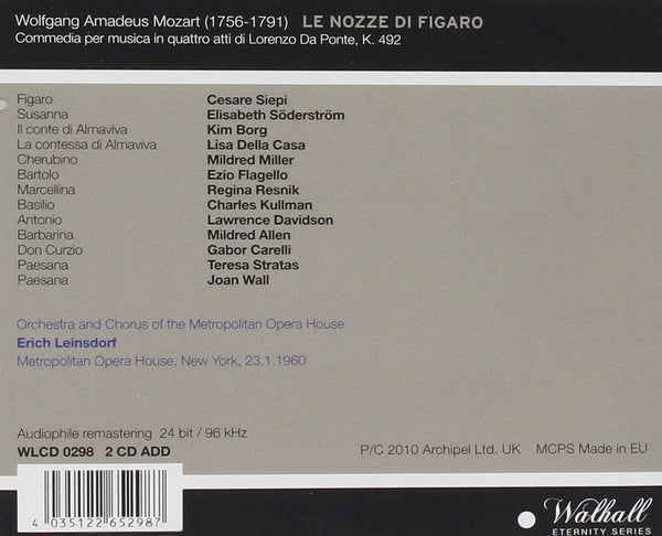 Mozart: LE NOZZE DI FIGARO