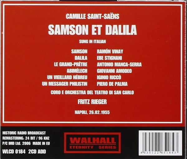 Saint-Saëns: SAMSON ET DALILA (in Italian)