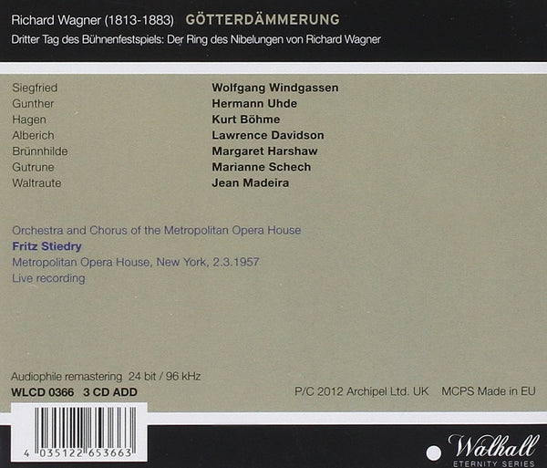 Wagner: GÖTTERDÄMMERUNG