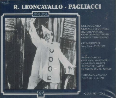 Leoncavallo: PAGLIACCI (2 versions)