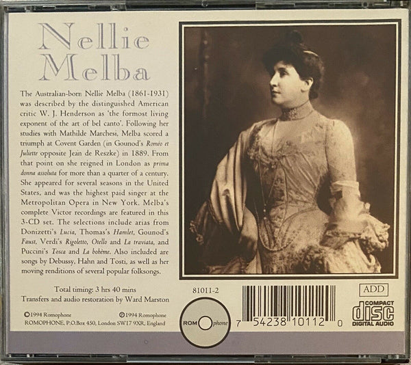 Nellie Melba - The Complete Victor Recordings 1907-16