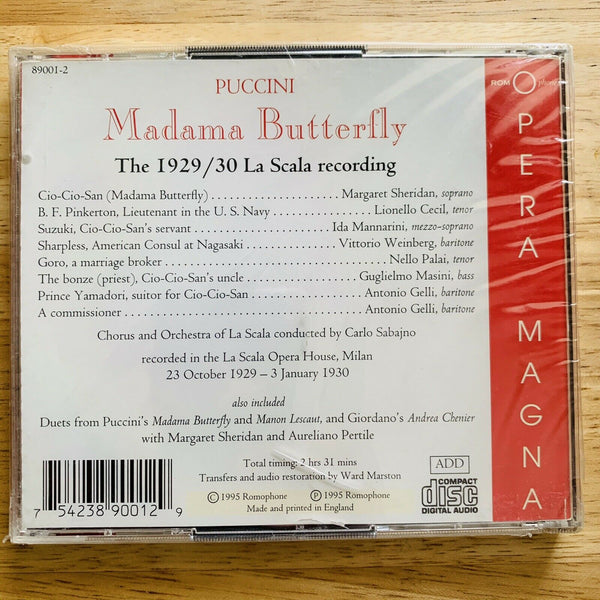 Puccini: MADAMA BUTTERFLY