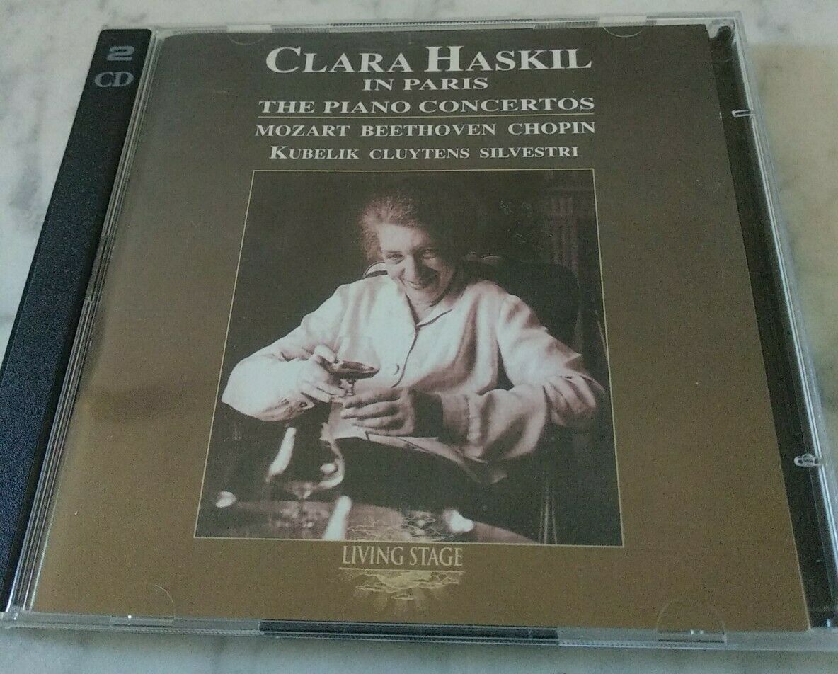 Clara Haskil in Paris - Works by Mozart, Beethoven & Chopin/ André Cluytens, Rafael Kubelik, Constantin Silversti - 1955/ 1960