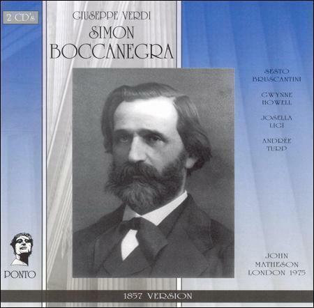 Verdi: SIMON BOCCANEGRA