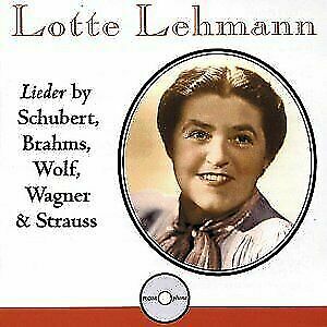 Lotte Lehmann Lieder by Schubert, Brahms, Wolf, Wagner & Strauss
