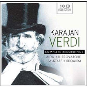 Herbert von Karajan - Verdi . Complete Recordings of Aida, Il Trovatore, Falstaff & Requiem.