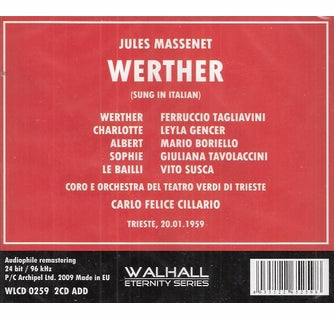 Massenet: WERTHER (in Italian)