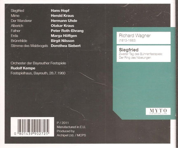 Wagner: SIEGFRIED