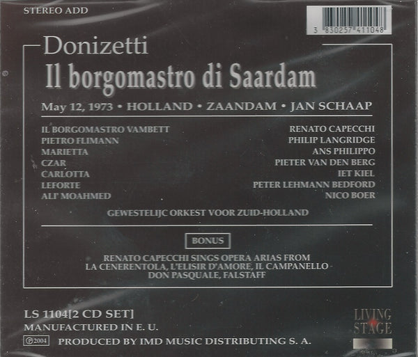 Donizetti: IL BORGOMASTRO DI SAARDAM