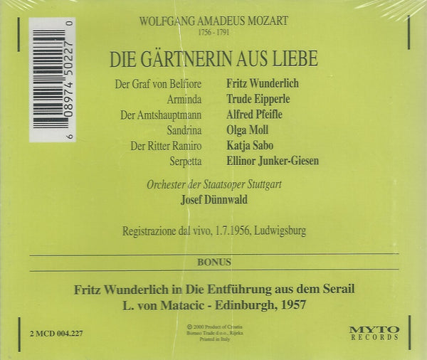 Mozart: LA FINTA GIARDINIERA (in German)