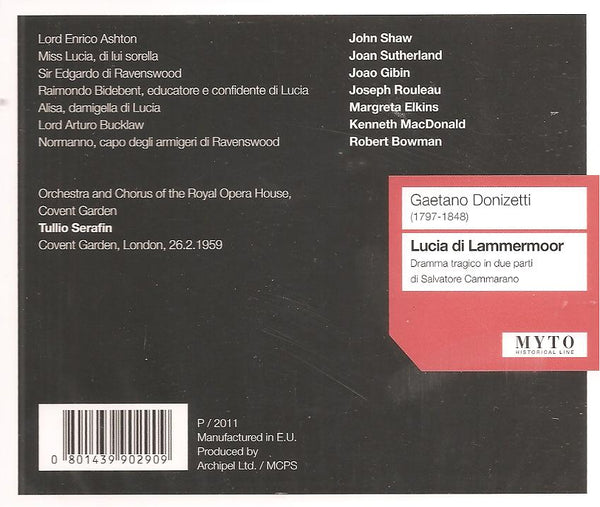 Donizetti: LUCIA DI LAMMERMOOR